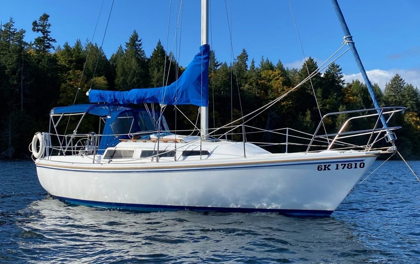 27 ft catalina sailboat for sale