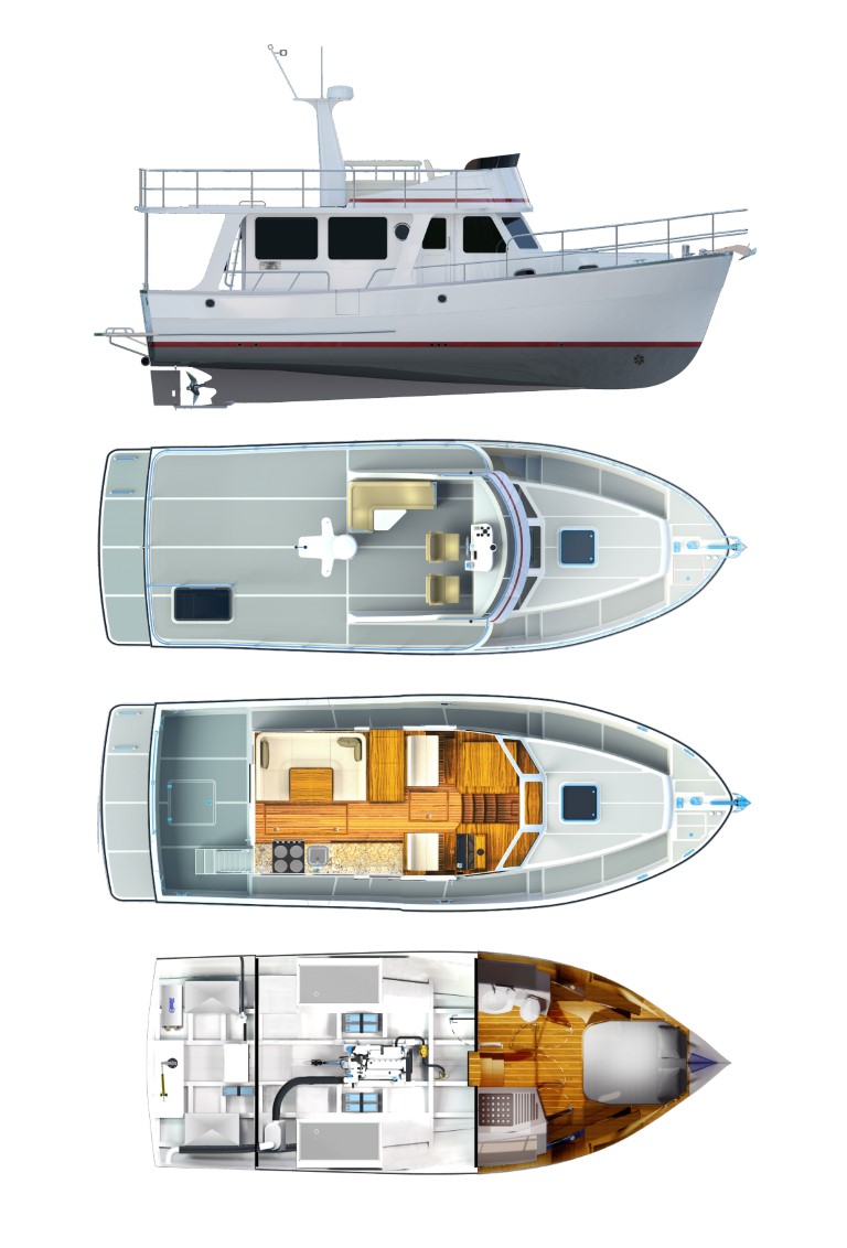 Helmsman Trawlers 38 Sedan