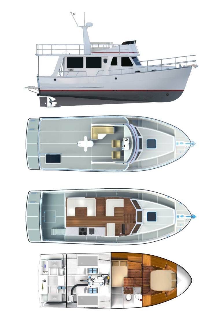 Helmsman Trawlers 38 Sedan