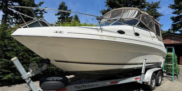 1997 Sea Ray 240 Sundancer with Trailer